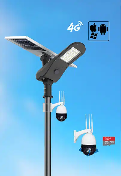 Lumière solaire avec caméra