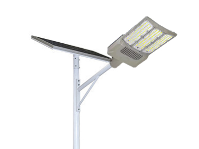 lampadaire solaire avec batterie lithium-ion intégrée