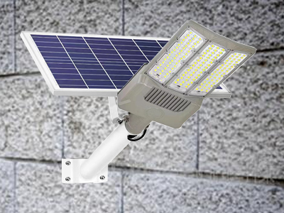 lampadaire solaire avec batterie lithium-ion intégrée
