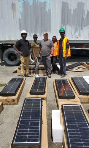 Candeeiros de rua solares All-in-One
