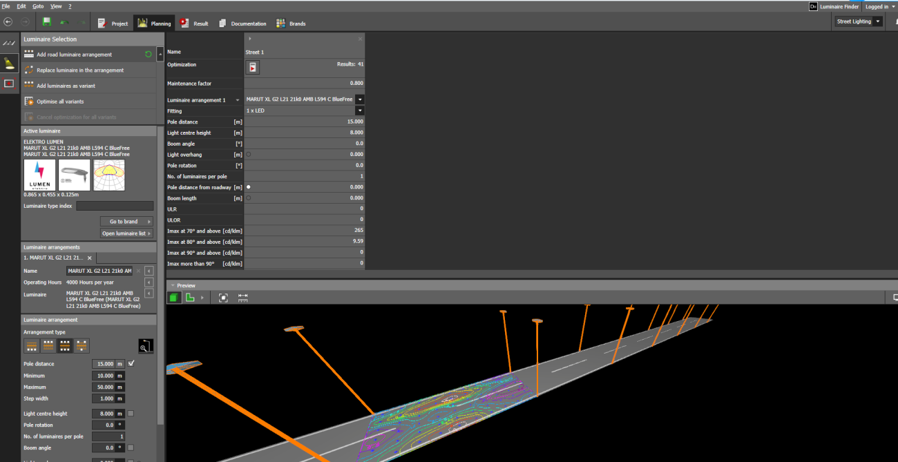Dialux Lighting Calculation