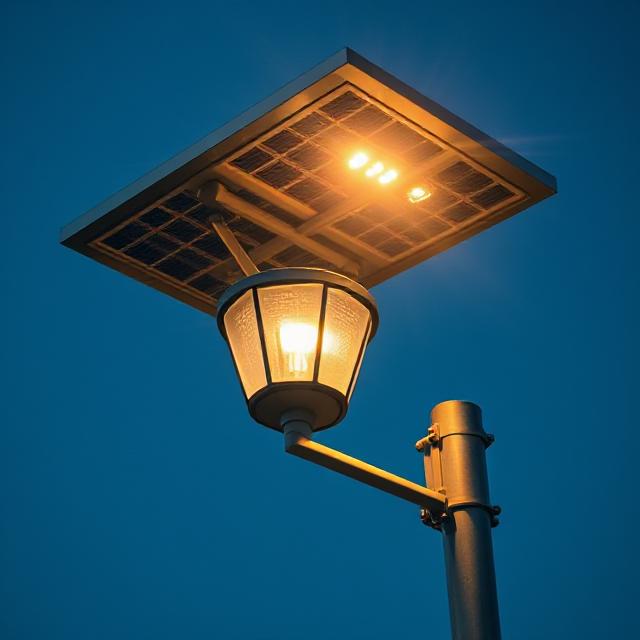 farolas de energía solar